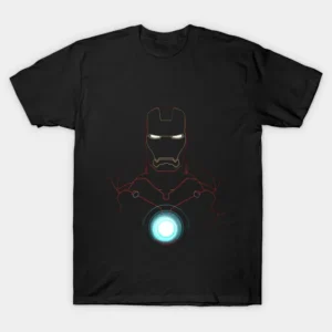Iron Man wallpaper, artwork, comic books, superhero, men, technology T-Shirt