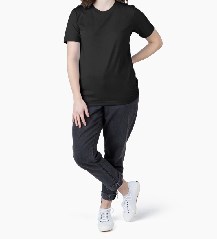 "تيشورت قطن ناعم باللون الأسود مع تصميم شارينغان من أنمي ناروتو" - Image 4